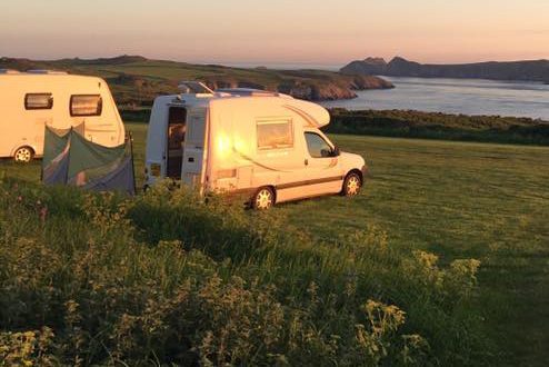 sunset caravan site